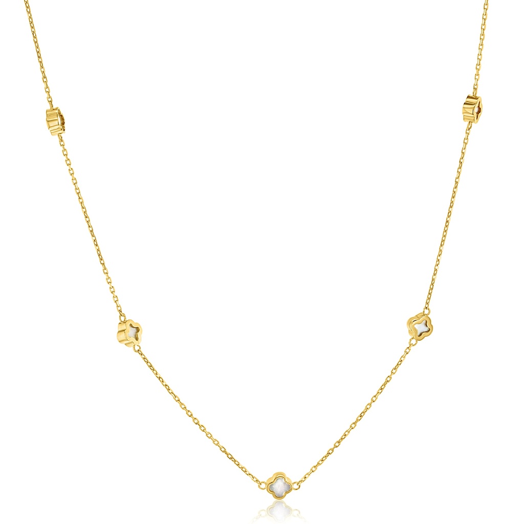 9Y MINI CLOVER M.O.P. NECKLAE