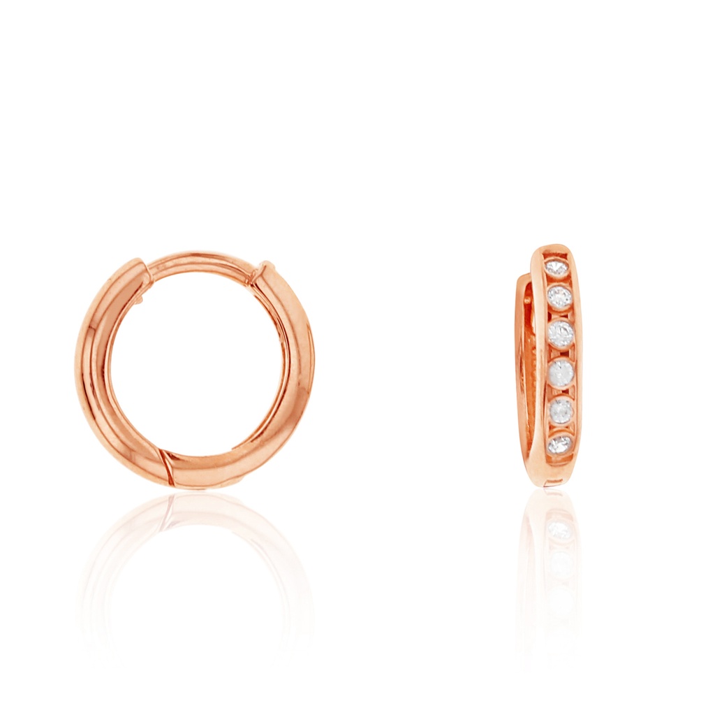 ## 9R CZ SET MINI PLAIN HUGGIE