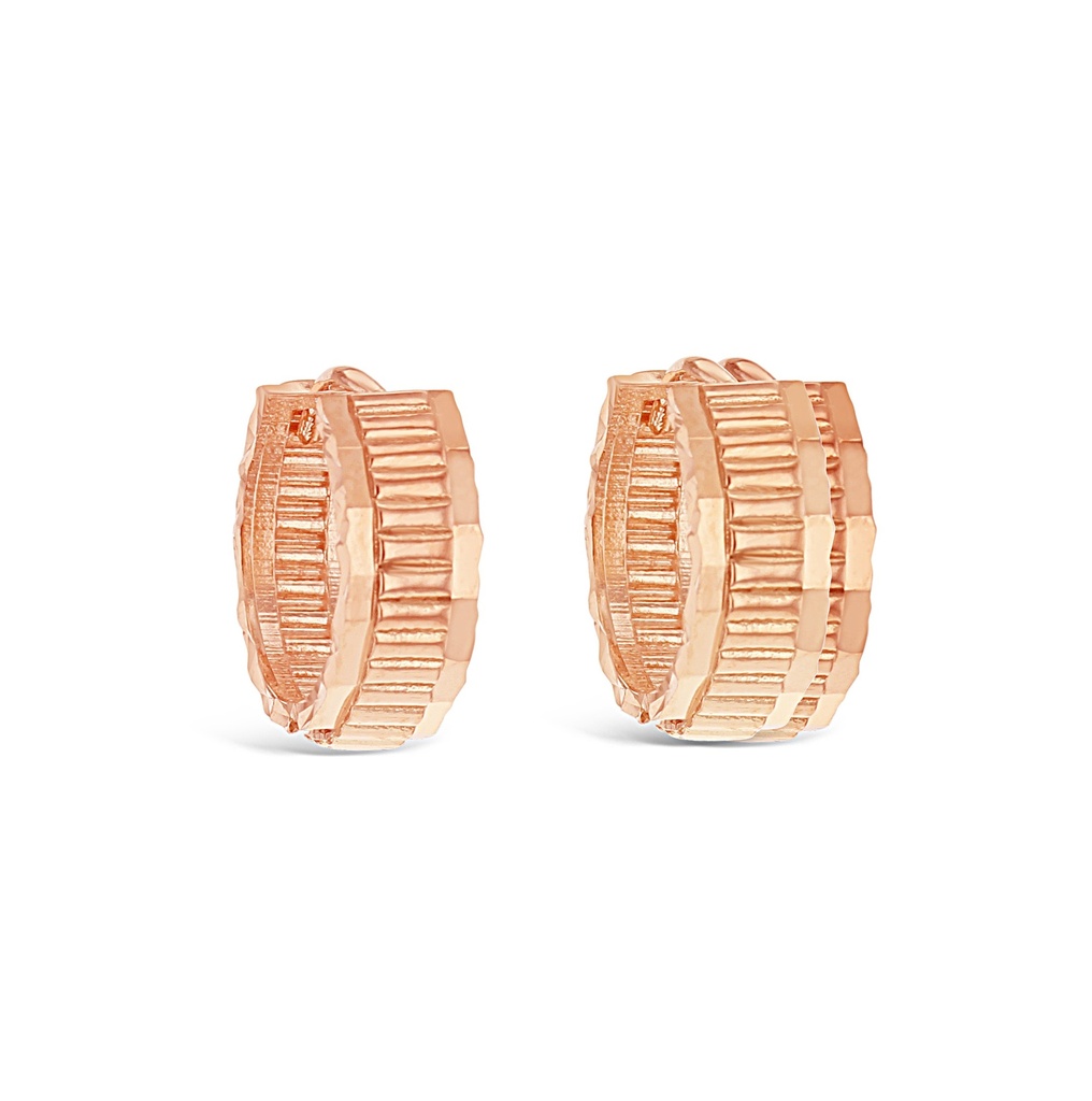 ## 9R FANCY DIAMOND CUT HUGGIE RIDGES